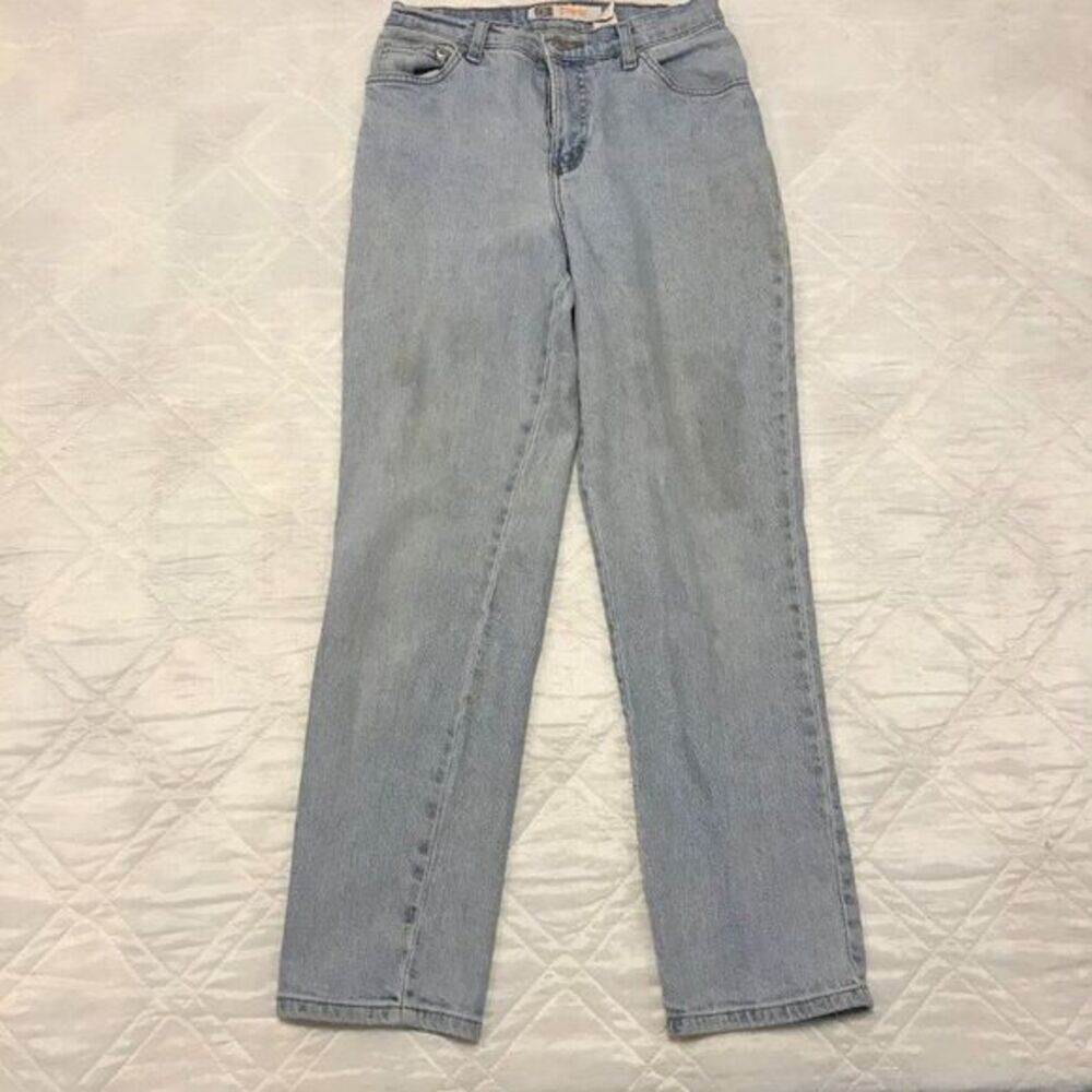 Faded Glory Stretch distressed blue jeans size 8 PET
